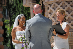 wedding celebrant in costa del sol, spain