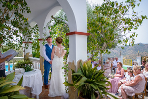 wedding blessing in the campo in spain