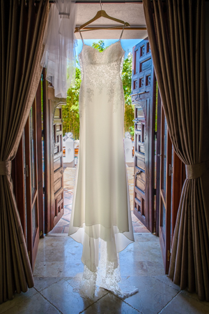 wedding blessing in a spanish villa