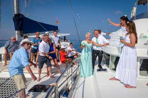 boat wedding ceremony