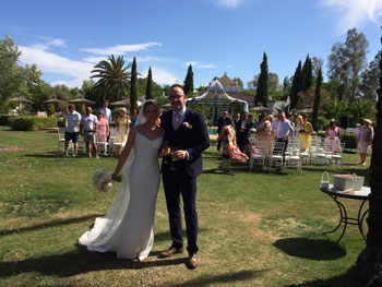 wedding ceremony in spain