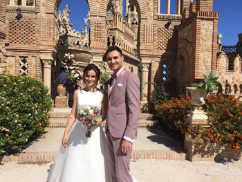 castle wedding - ceremony in spain