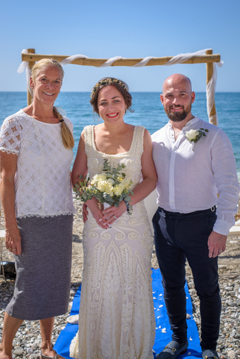 private wedding blessing  ceremony in spain