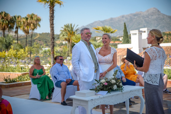 private wedding blessing  ceremony in spain