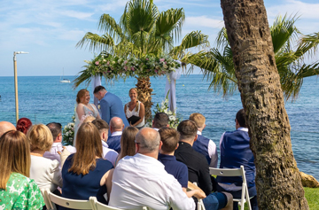 private wedding ceremony in spain
