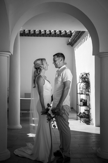 private wedding ceremony in spain