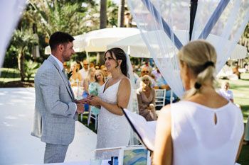 wedding ceremony celebrant in spain