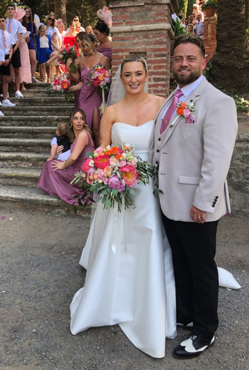 wedding in benalmadena, spain