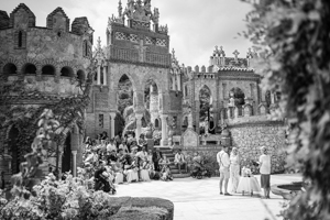 castle wedding in benalmadena, spain