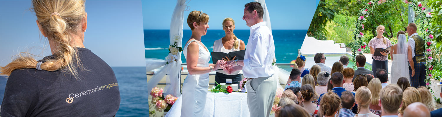 award winning wedding celebrant in spain