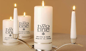 candle ritual in a wedding ceremony