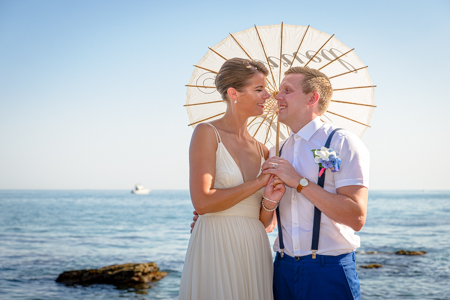 beach wedding in spain