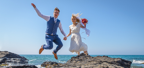 beach wedding blessing ceremony